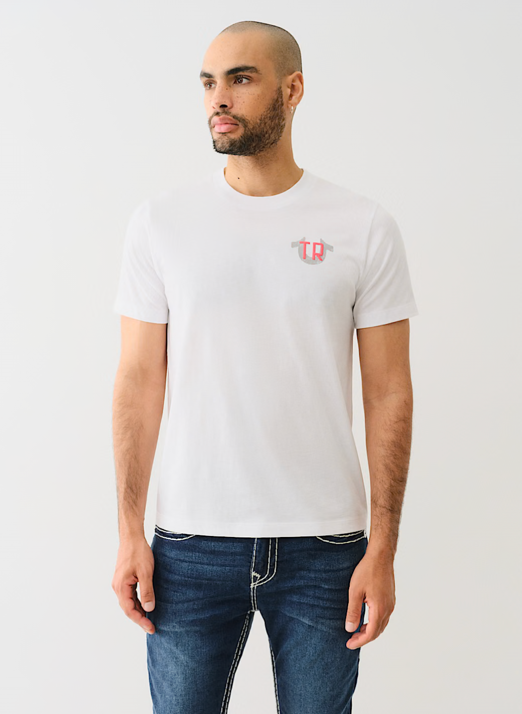 True Religion White Graphic T-Shirt