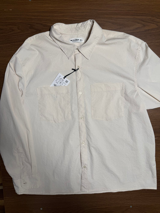 Pull&Bear Men's White Shirt